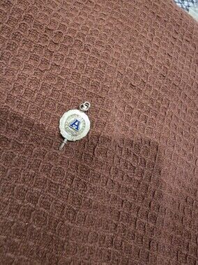 Silver-tone Blue 'A' Initial Medallion Pendant - Women Jewelry